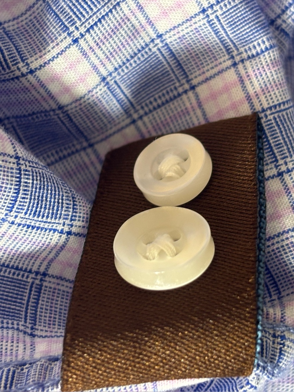 Tattersall London Mens Dress Shirt Preppy Professional Office Wear Gingham 17 - Picture 8 of 15